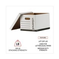 Mothers Day Sale! Save an Extra 10% off your order | Universal 9523001 12 in. x 15 in. x 10 in. Letter/Legal Files Basic-Duty Economy Record Storage Boxes - White (10/Carton) image number 3
