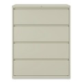  | Alera 25508 42 in. x 18.63 in. x 52.5 in. 4 Legal/Letter Size Lateral File Drawers - Putty image number 1