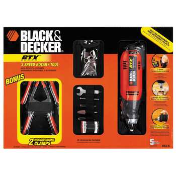 Black & Decker RTX-B 3-Speed RTX Rotary Tool Kit for sale online