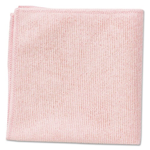 Percentage Off | Rubbermaid Commercial 1820581 16 in. x 16 in. Microfiber Cleaning Cloths - Pink (24/Pack) image number 0