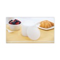 Food Trays, Containers, and Lids | Dart 20JL Vented Plastic Lids for Hot/Cold Foam Cups - Translucent (1000/Carton) image number 5