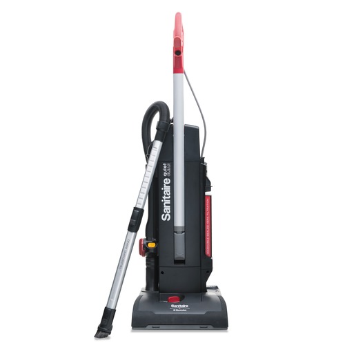 Upright Vacuum | Sanitaire SC9180D 110V 13 in. Cleaning Path MULTI-SURFACE QuietClean Two-Motor Upright Vacuum - Black image number 0