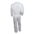 Bib Overalls | KleenGuard KCC 46105 A30 Elastic-Back and Cuff Coveralls - Double Extra Large, White (25/Carton) image number 5