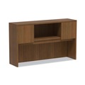  | Alera VA286015WA Valencia Series 4 Compartments 58.88 in. x 15 in. x 35.38 in. Hutch with Doors - Modern Walnut image number 0