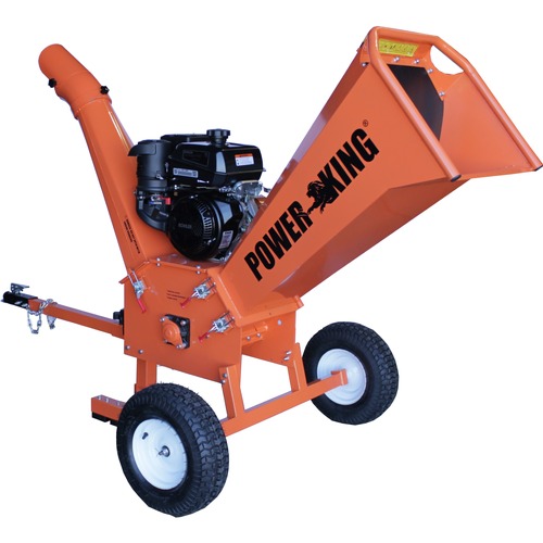 Chipper Shredders | Power King PK0903 9.5 HP KOHLER CH395 Command PRO Engine 4 in. Chipper Shredder with Extra Steel Blades/All-Weather Protective Cover/Wheel Base Extension Kit/Tow Bar image number 0