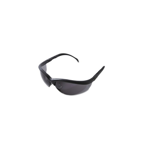 Eye Protection | MCR Safety KD112 Klondike Safety Glasses - Matte Black Frame Gray Lens (12/Box) image number 0