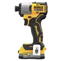 Impact Drivers | Factory Reconditioned Dewalt DCF840E1R 20V MAX Brushless Lithium-Ion 1/4 in. Cordless Impact Driver Kit (1.7 Ah) image number 2