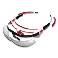 Safety Glasses | Honeywell Uvex S2861HS Polycarbonate Avatar Safety Glasses - Black/Red Frame Gray Lens image number 1