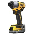 Impact Drivers | Factory Reconditioned Dewalt DCF840E1R 20V MAX Brushless Lithium-Ion 1/4 in. Cordless Impact Driver Kit (1.7 Ah) image number 0