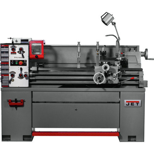 Wood Lathes | JET JT9-311446 EVS-1440 230/460V 3 HP 3-Phase 14 x 40 in. Variable Speed Lathe with ACU-RITE 203 DRO and Collet Closer image number 0