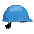 Hard Hats | 3M 7100239988 SecureFit H-Series 4-Point Pressure Diffusion Ratchet Suspension H-700 Vented Cap with UV Indicator Hard Hats - Blue image number 1