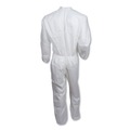 Bib Overalls | KleenGuard KCC 46005 A30 Elastic-Back Coveralls - Double Extra Large, White (25/Carton) image number 5