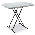 Mothers Day Sale! Save an Extra 10% off your order | Iceberg 65491 IndestrucTable 30 in. x 20 in. x 25 in. - 28 in. Classic Personal Folding Table - Charcoal image number 0