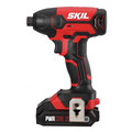 Combo Kits | Skil CB739001 20V PWRCORE20 Brushless Lithium-Ion 1/2 in. Cordless Drill Driver and 1/4 in. Hex Impact Driver Combo Kit (2 Ah) image number 3
