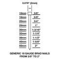 Brad Nailers | Estwing EBR50 18-Gauge 2 in. Pneumatic Brad Nailer with Adjustable Metal Belt Hook, 1/4-in NPT Industrial Swivel Fitting, and Bag image number 7