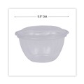 Mothers Day Sale! Save an Extra 10% off your order | Eco-Products EP-SB18 5.5 in. x 2.3 in. 18 oz. Renewable and Compostable Plastic Containers - Clear (150/Carton) image number 7
