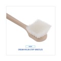 Cleaning Brushes | Boardwalk BWK4420 20 in. Utility Brush with Nylon Bristles - Tan/Cream image number 3