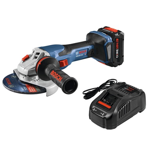 Angle Grinders | Factory Reconditioned Bosch GWS18V-13CB14-RT 18V PROFACTOR Brushless Connected-Ready Lithium-Ion 5 in. - 6 in. Cordless Angle Grinder Kit with Slide Switch (8 Ah) image number 0