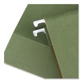  | Universal UNV14142 1/5-Cut Tab Box Bottom Hanging File Folders - Letter Size, Standard Green (25/Box) image number 1