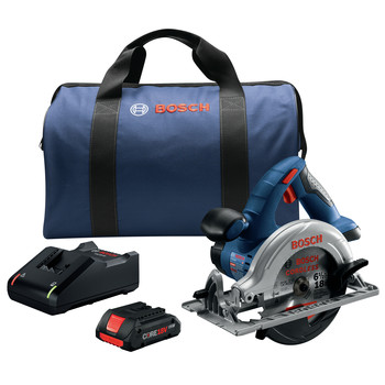 Factory Reconditioned Bosch 18V Lithium-Ion 6-1/2 in. Cordless Circular Saw Kit (4 Ah)