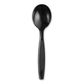 Mothers Day Sale! Save an Extra 10% off your order | Dixie SH53C7 Individually Wrapped Heavyweight Polystyrene Soup Spoons - Black (1000/Carton) image number 0
