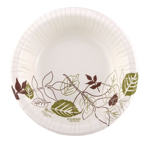 Bowls and Plates | Dixie SXB12WS Pathways Heavyweight WiseSize 12 oz. Paper Bowls (125/Pack) image number 0