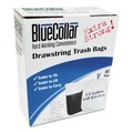 Storage Accessories | BlueCollar N4828EW RC1 24 in. x 28 in. 13 Gallon 0.8 mil Drawstring Trash Bags - White (80/Box) image number 0