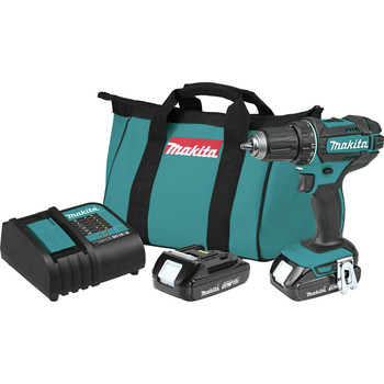Factory Reconditioned Makita XFD10SY-R 18V LXT Compact Lithium-Ion 1/2 in. Cordless Drill/Driver Kit with 2 Batteries (1.5 Ah)