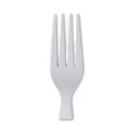 Mothers Day Sale! Save an Extra 10% off your order | Dixie FH207 Heavyweight Plastic Cutlery Forks - White (100/Box) image number 3