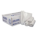 Trash Bags | Inteplast Group S303716N 30 gal. 16 microns 30 in. x 37 in. High-Density Interleaved Commercial Can Liners - Clear (25 Bags/Roll, 20 Rolls/Carton) image number 4