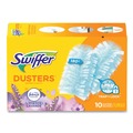 Mothers Day Sale! Save an Extra 10% off your order | Swiffer 21461BX Dust Lock Fiber Refill Dusters - Light Blue, Lavender Vanilla (10/Box) image number 0