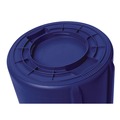 Mothers Day Sale! Save an Extra 10% off your order | Rubbermaid Commercial FG263200BLUE 32 Gallon Plastic Vented Round Brute Container - Blue image number 2