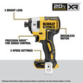 Combo Kits | Dewalt DCK449P2 20V MAX XR Brushless Lithium-Ion 4-Tool Combo Kit with (2) Batteries image number 3