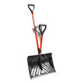 Snow Shovels Rakes | Snow Joe SJ-SHLV01-RED 16 in. Back-Saving Snow Shovel, Red image number 2