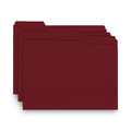  | Smead 10275 Interior File Folders with 1/3-Cut Tabs - Letter, Maroon (100/Box) image number 1