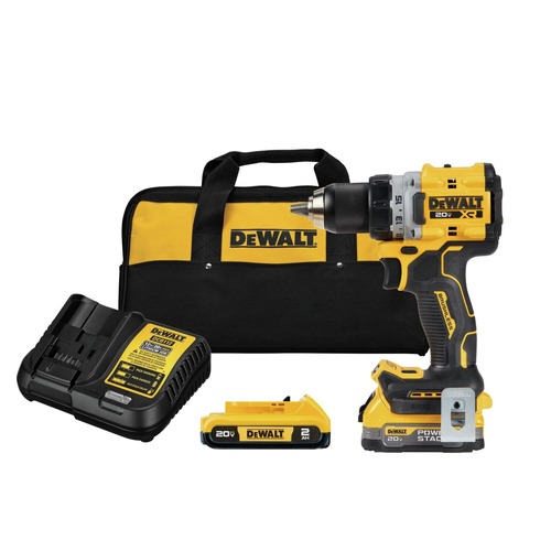 Drill Drivers | Factory Reconditioned Dewalt DCD800D1E1R 20V MAX XR Brushless Lithium-Ion 1/2 in. Cordless Drill Driver Kit with 2 Batteries (1.7 Ah/2 Ah) image number 0