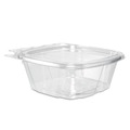 Mothers Day Sale! Save an Extra 10% off your order | Dart CH12DEF 4.9 in. x 2 in. x 5.5 in. 12 oz. ClearPac SafeSeal Tamper-Resistant/Evident Flat Lid Containers - Clear (200/Carton) image number 0