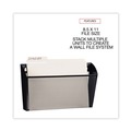  | Universal UNV20026 14 in. x 3.1 in. x 8.2 in. Metal Mesh Wall Letter File - Black image number 4