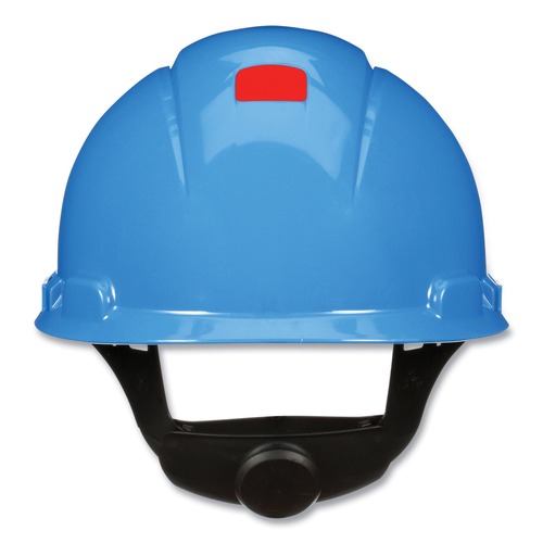 Hard Hats | 3M 7100239987 SecureFit H-Series 4-Point Pressure Diffusion Ratchet Suspension H-700 Cap with UV Indicator Hard Hats - Blue image number 0