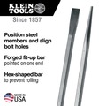 Chisels | Klein Tools 3240 30 in. Hex Connecting Bar with Straight Chisel End image number 1