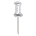  | GEM CPAL5 0.63 in. Aluminum Head Push Pins - Silver (100/Box) image number 1