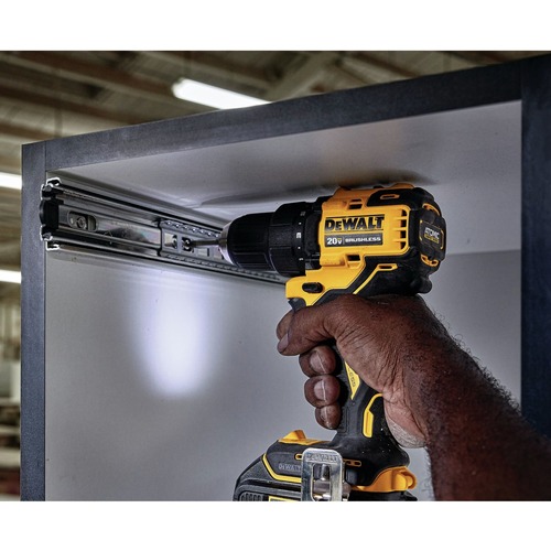 Dewalt DCD708C2-DCB204-BNDL 20V MAX XR ATOMIC Brushless Lithium-Ion 1/2 in.  Cordless Compact Drill Driver Kit with 3 Batteries Bundle (1.5 Ah/4 Ah)