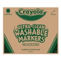 Washable Markers | Crayola 588211 10 Assorted Colors Fine Bullet Tip Ultra-Clean Washable Marker Classpack (200/Box) image number 8