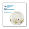 Mothers Day Sale! Save an Extra 10% off your order | Dixie UX9WS Pathways Soak-Proof Shield WiseSize 8.5 in. Paper Plates - Green/Burgundy (125/Pack, 4 Packs/Carton) image number 3