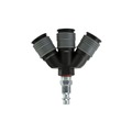 Air Conditioning Equipment | Freeman PPF3WAMU 3-Way Composite 1/4 in. Air Manifold with Universal Quick Connect Couplers image number 0