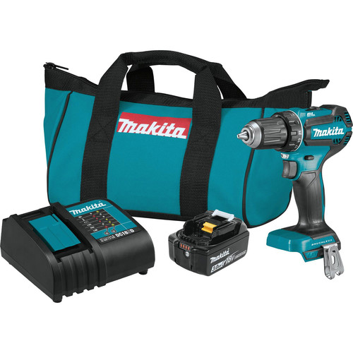 Drill Drivers | Factory Reconditioned Makita XFD131-R 18V LXT Brushless Lithium-Ion 1/2 in. Cordless Compact Drill Driver Kit (3 Ah) image number 0