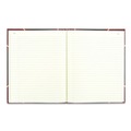  | National 56231 Texthide 10.38 in. x 8.38 in. Sheets Eye-Ease Record Book - Black/Burgundy/Gold Cover image number 2