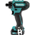 Drill Drivers | Makita FD10R1 12V max CXT Lithium-Ion Hex Brushless 1/4 in. Cordless Drill Driver Kit (2 Ah) image number 2