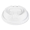 Cups and Lids | Dart OPT316 Optima Reclosable Lids for Paper Hot Cups fits 10 oz. - 24 oz. Cups - White (1000/Carton) image number 0