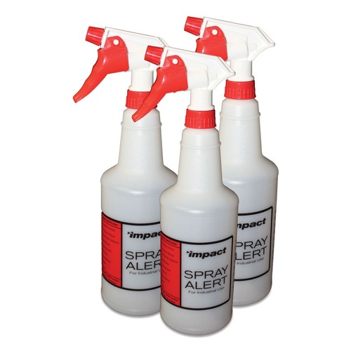 Cleaning Tools | Impact 5024SS 24 oz. Spray Alert System - Natural with Red/White Sprayer (32 Packs/Carton) image number 0